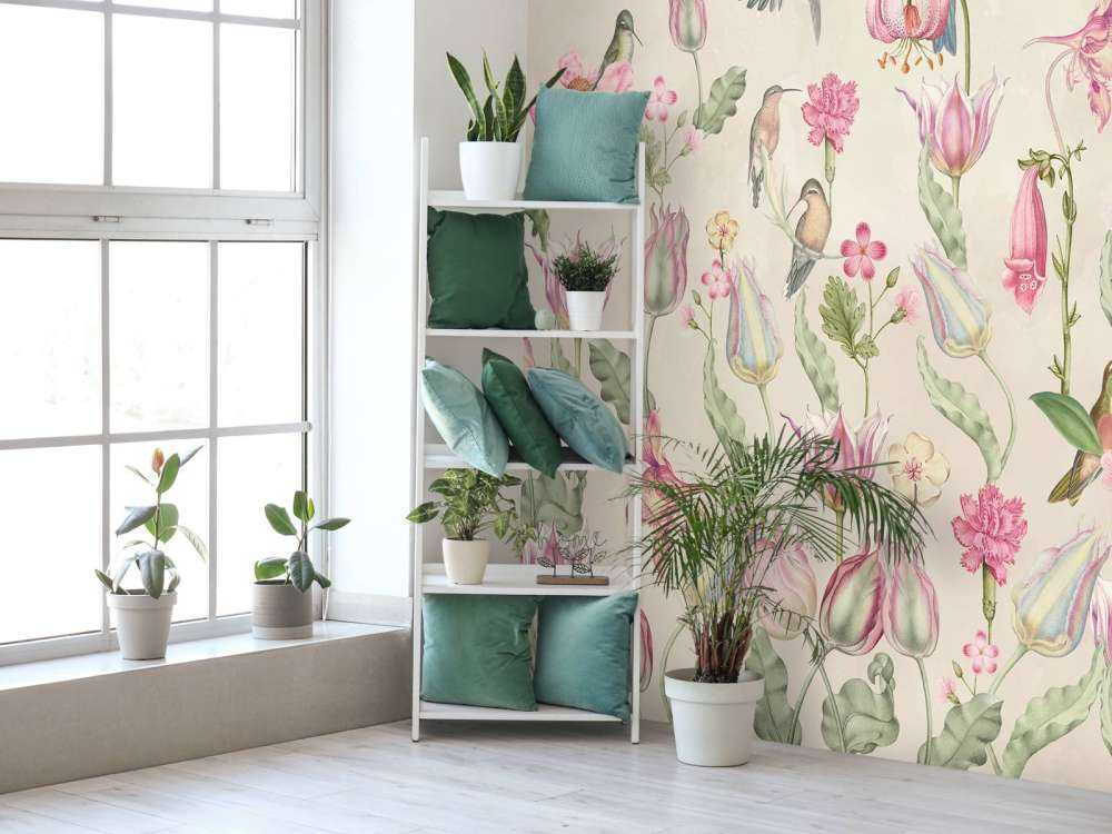 Frühling Kolibri Symphonie - Blush Cream Eleganz