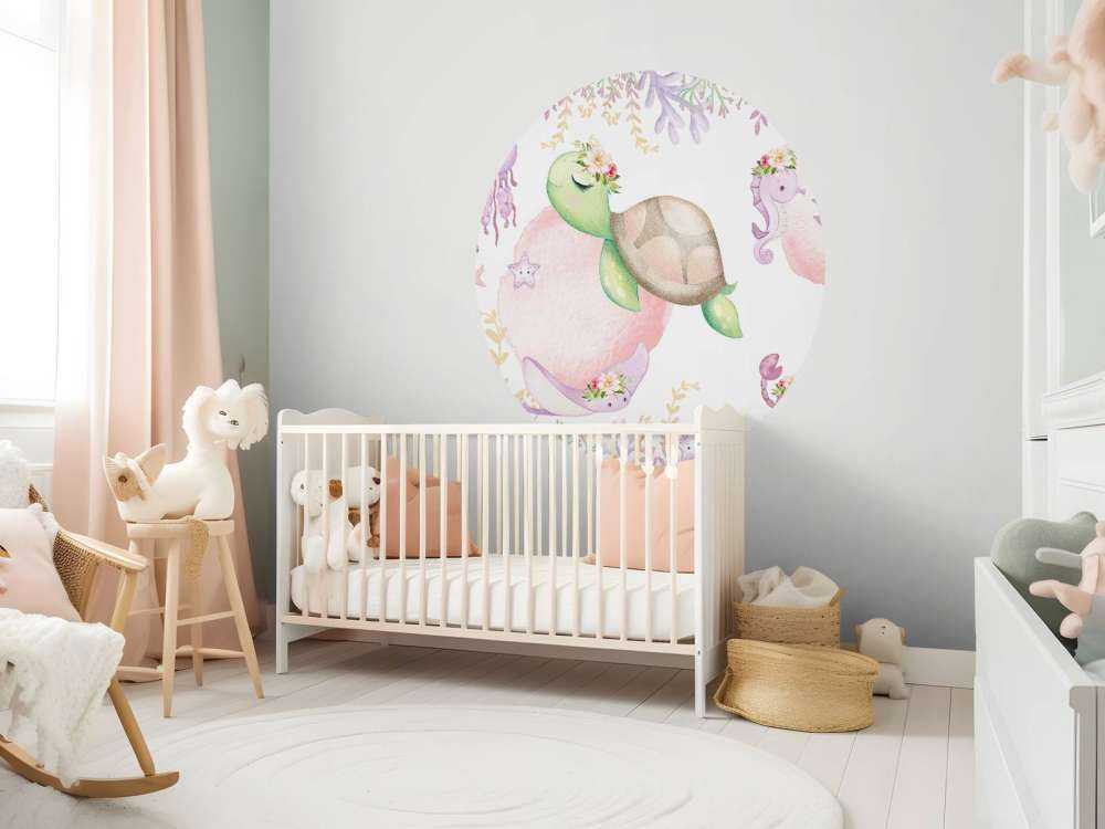 Rosa Meer-Babyzimmer