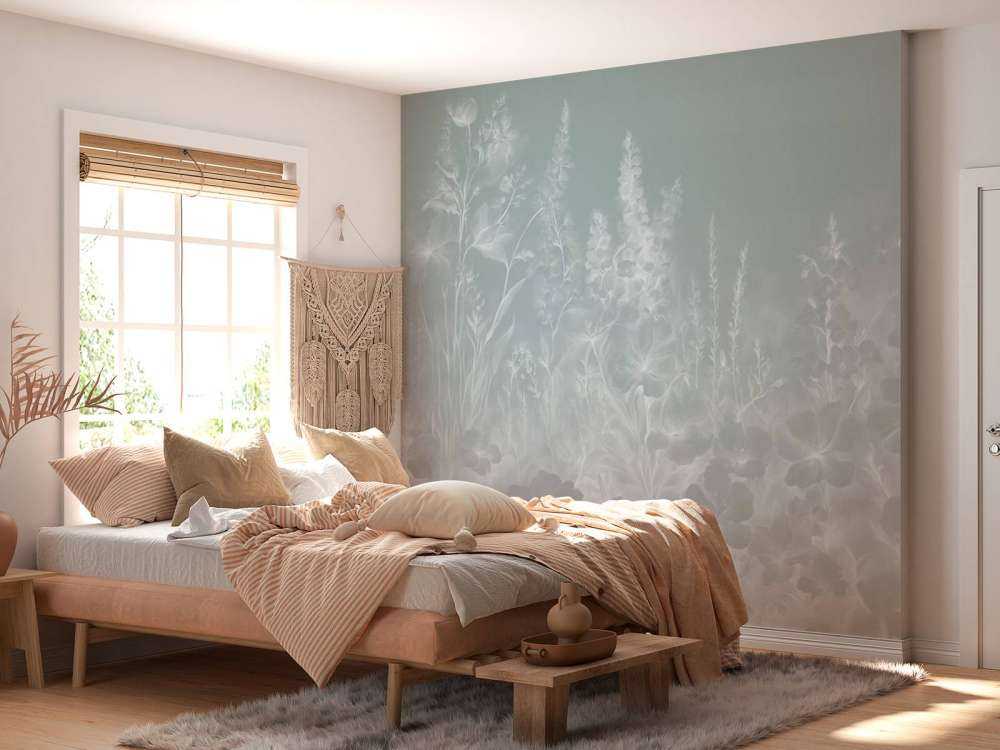 Zarter englischer Garten - dunkelgrün