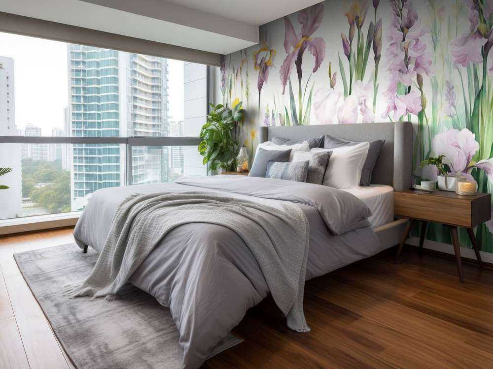 Frohe Frühlingshimmelblau