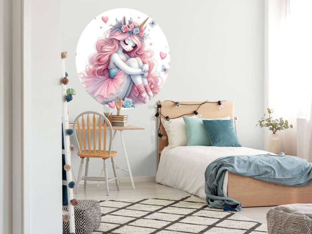 Träumende Einhorn-Ballerina