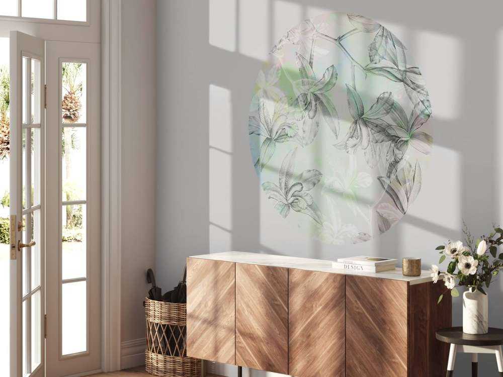 Aquarell Orchideen Harmonie