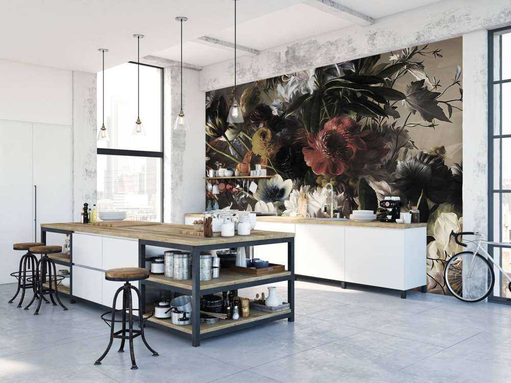 Großer Strauß mit Anemonen