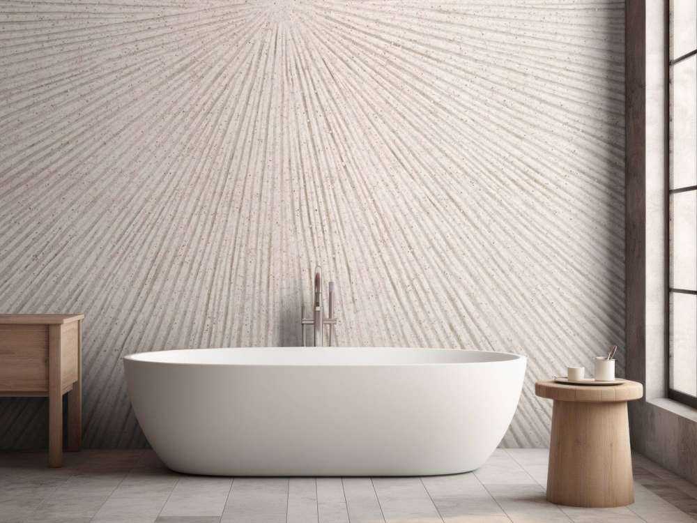 Textur mit Linien in Leinenbraun