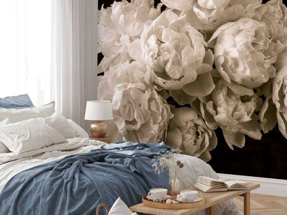 Strauß Pfingstrosen vintage