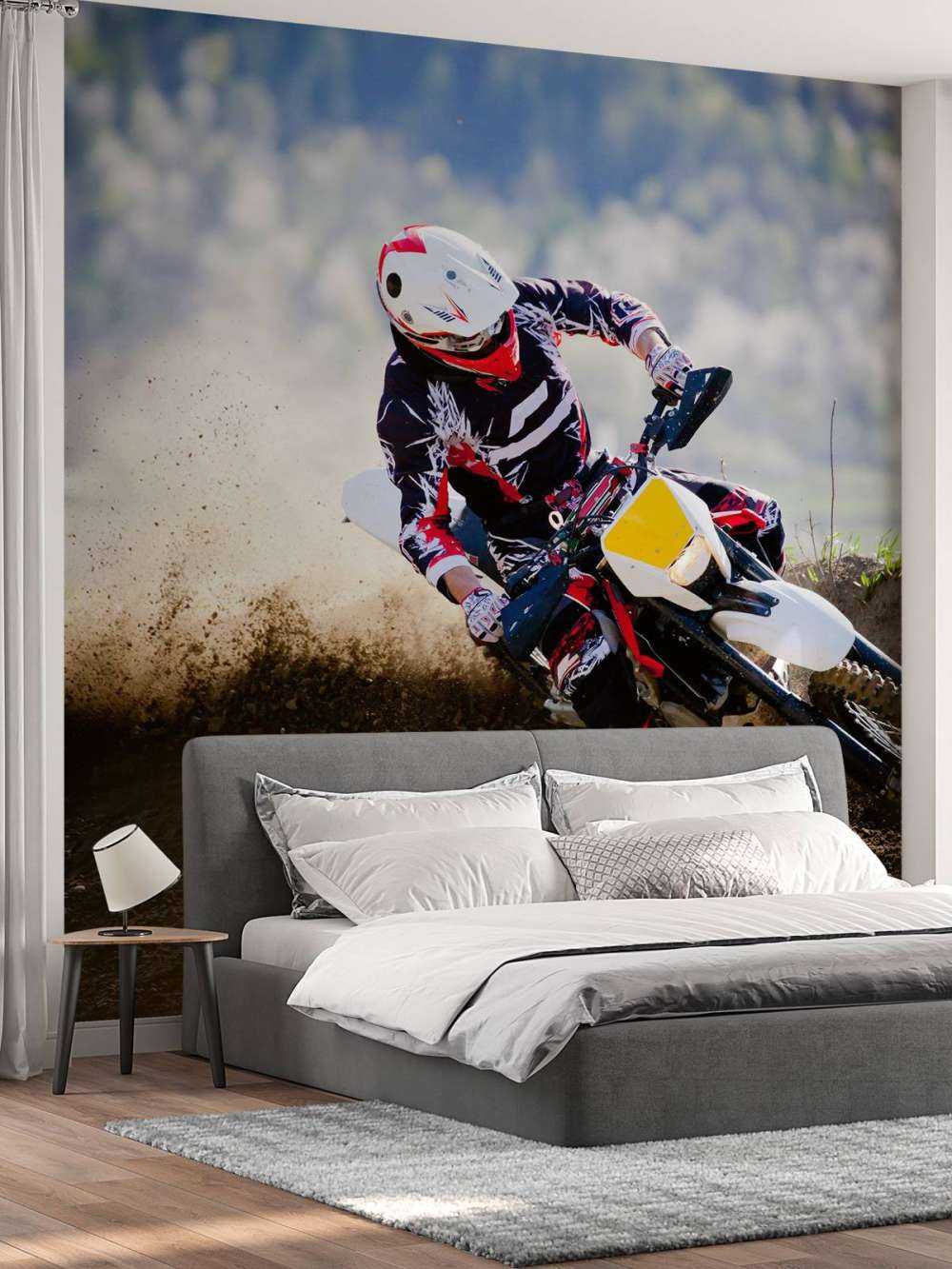 Crossrad in der Kurve