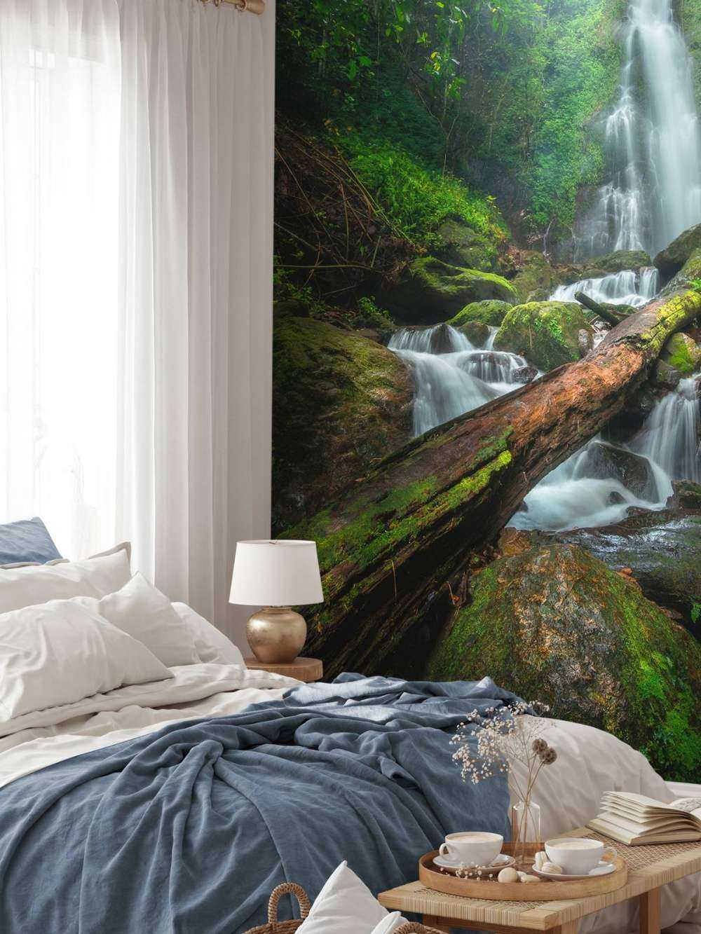 Nahaufnahme des Wasserfalls
