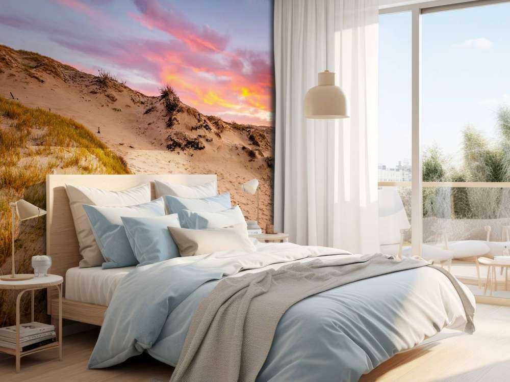 Sonnenuntergang von den Dünen