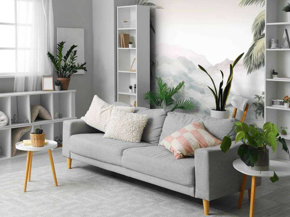 Grünes Bergtropen Panorama