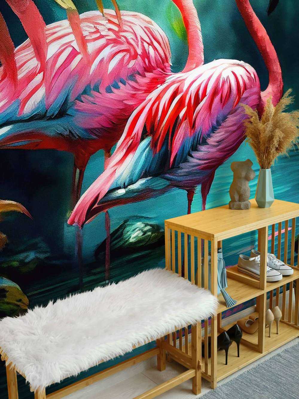 Samtrosa Flamingo Duo