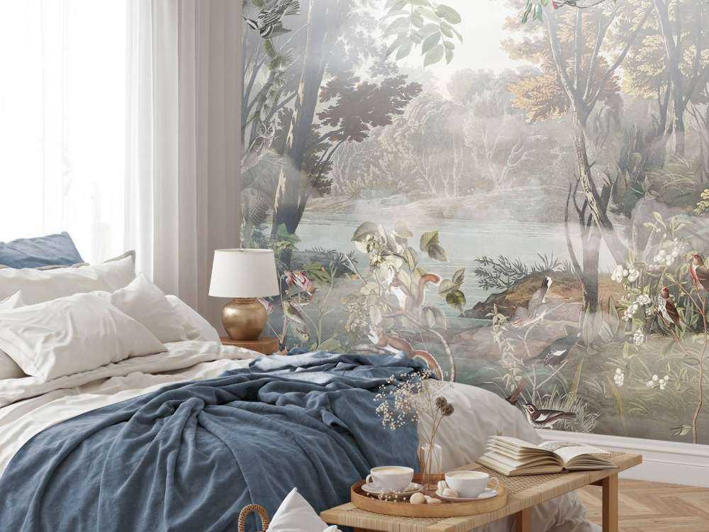 Mystische Waldvögel