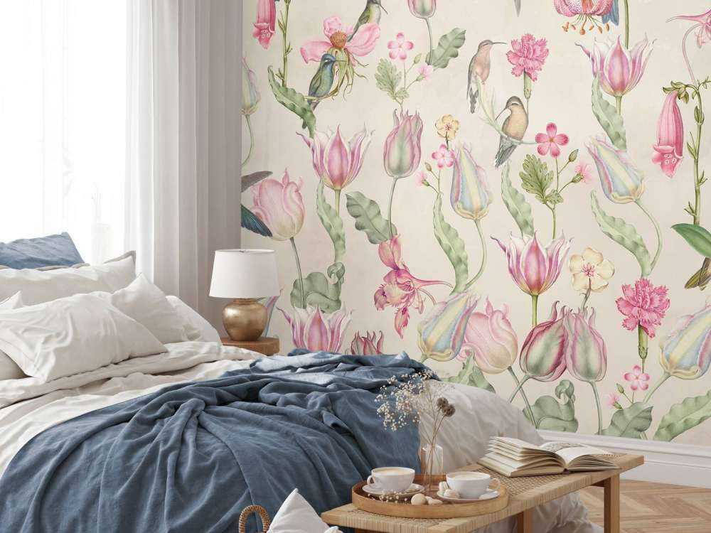 Frühling Kolibri Symphonie - Blush Cream Eleganz