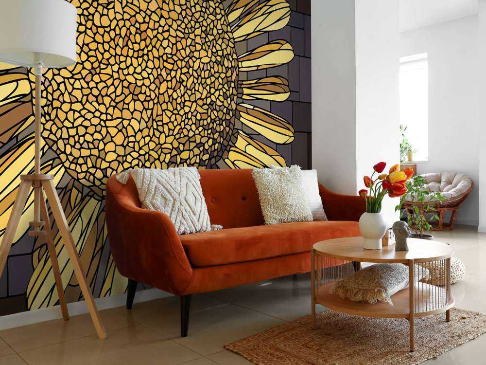 Gelbe Kamillenblüten