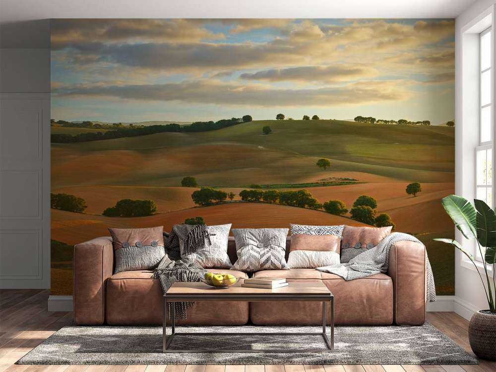 Landschaft mit Bergen