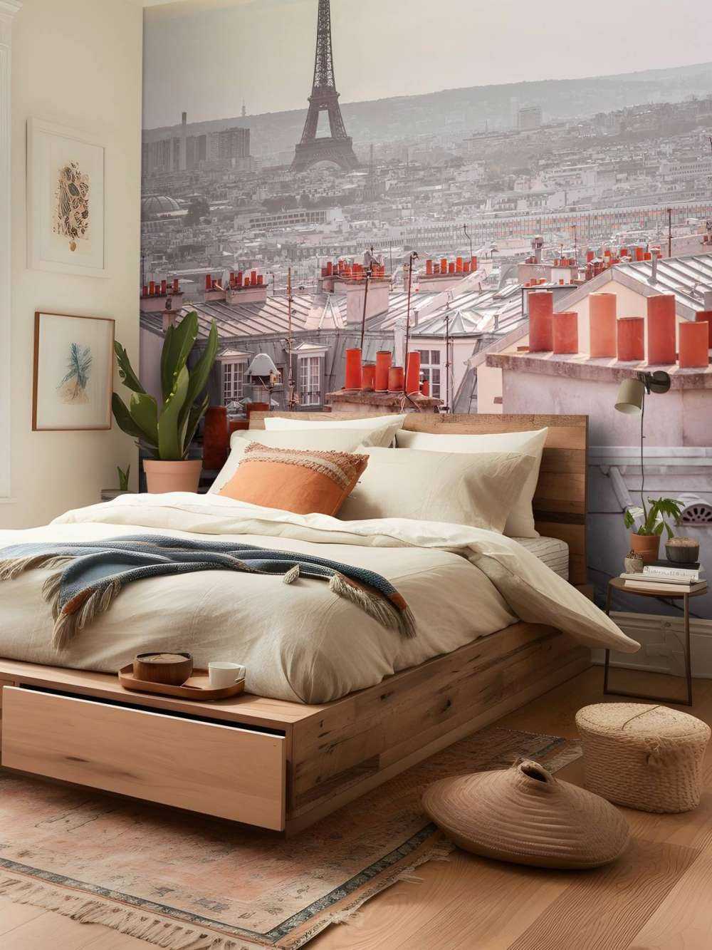 Eiffelturm von Montmartre aus