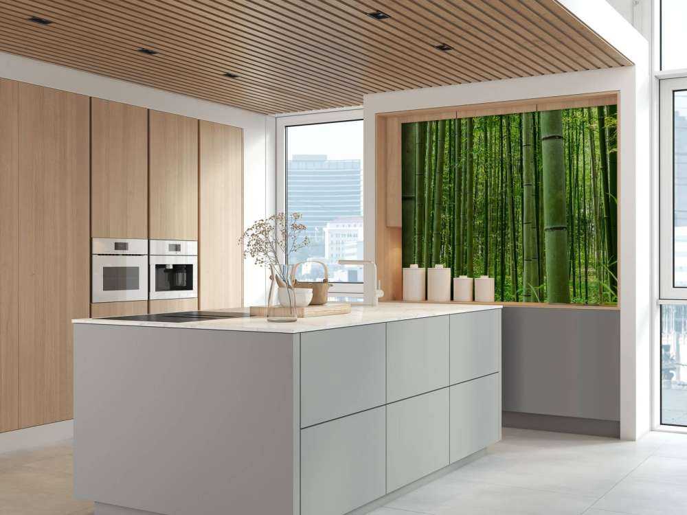 Inmitten des Bambuswaldes