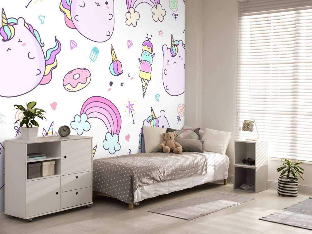 Einhörner mit Eiscreme