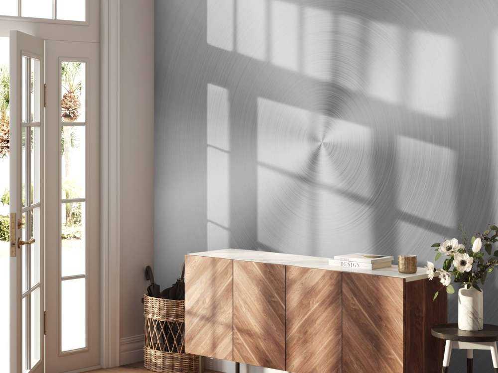 Radiale Metalltextur