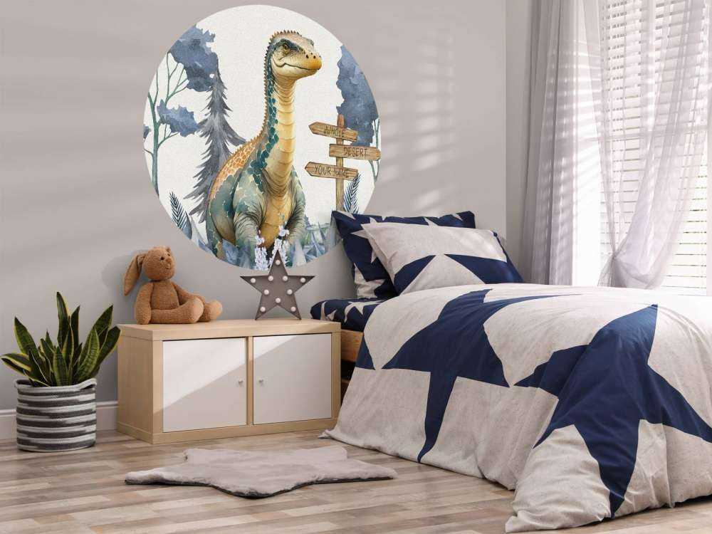 Baby-Brachiosaurus im blauen Dschungel