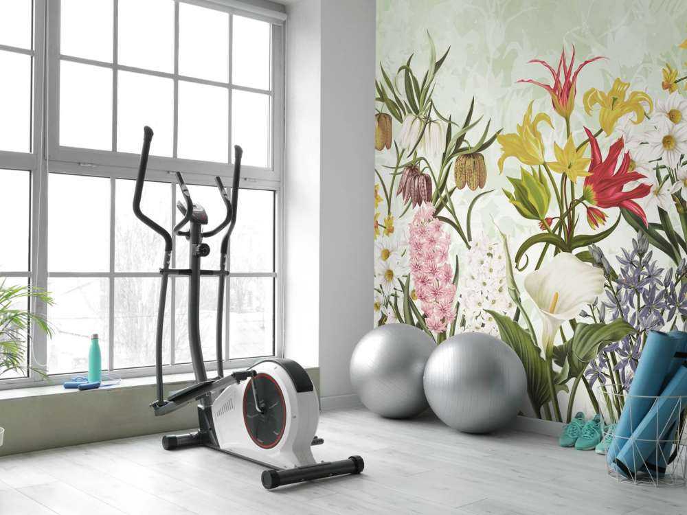 Frühjahrsblumen - Frisches Minzgrün