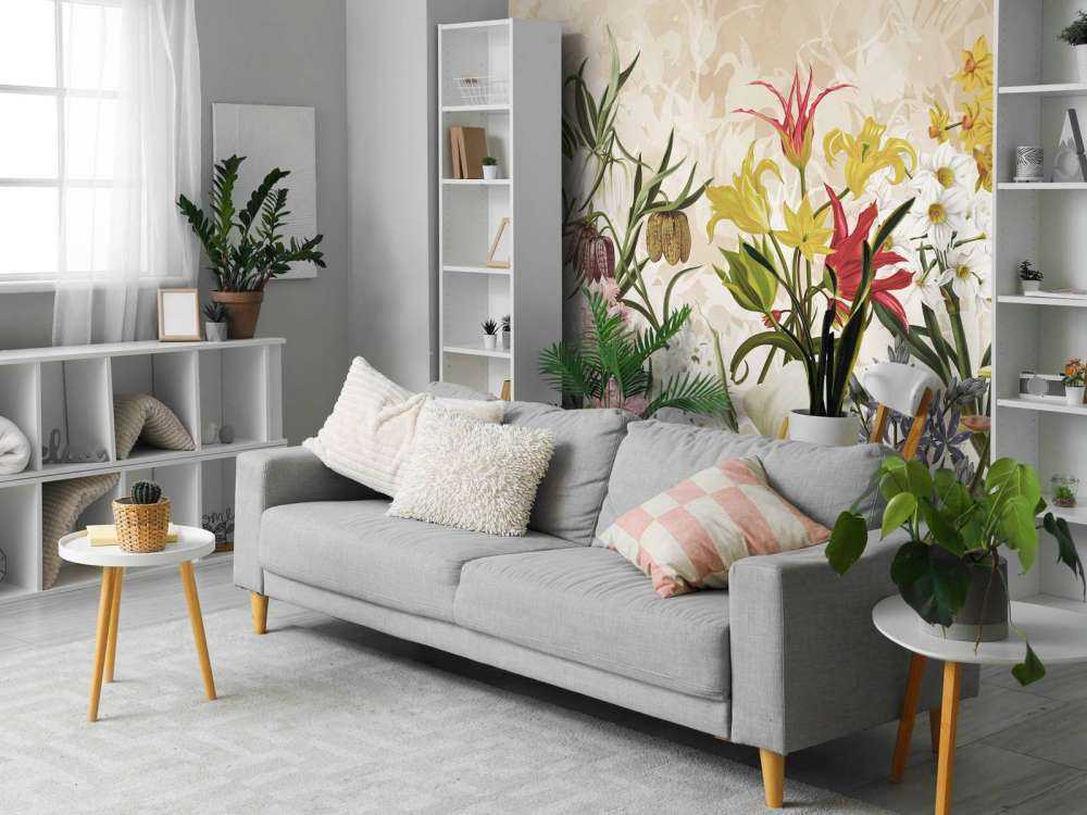 Frühjahrsblumen - Warmes Honigbeige