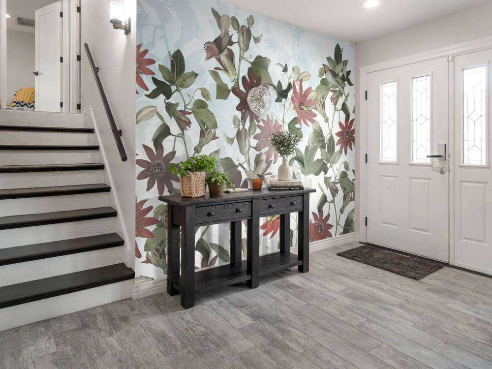 Sieben Vögel im verzauberten Laub - Sanftes Blau