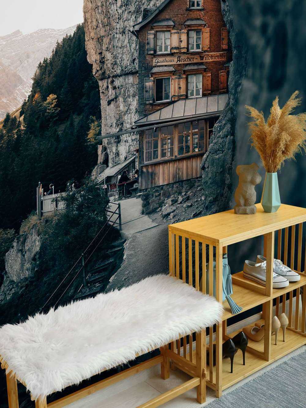 Berghütte in den Alpen