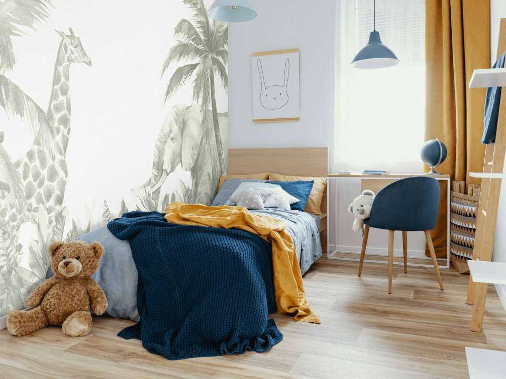 Verschiedene Dschungeltiere in Grün