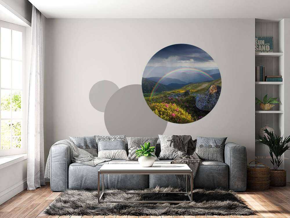Landschaft mit Blumen
