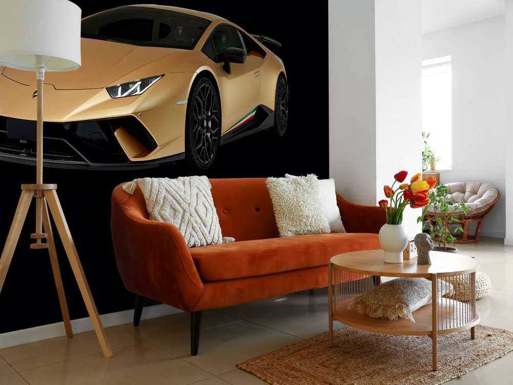 Lamborghini Huracán - Rechts vorne, schwarz