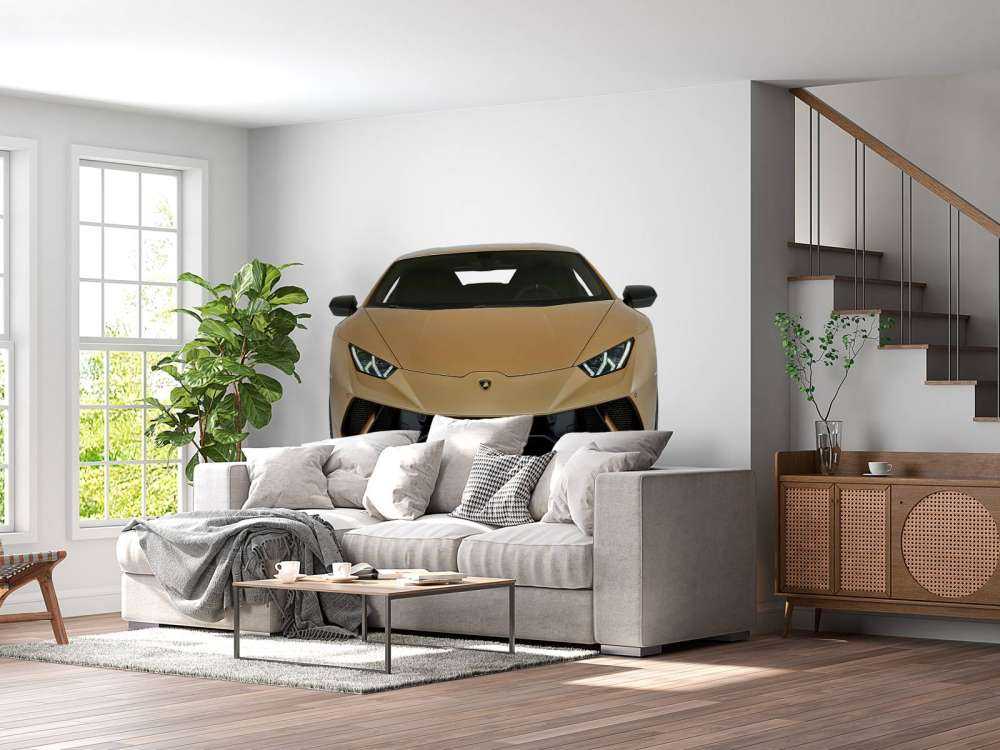 Lamborghini Huracán - Front, weiß