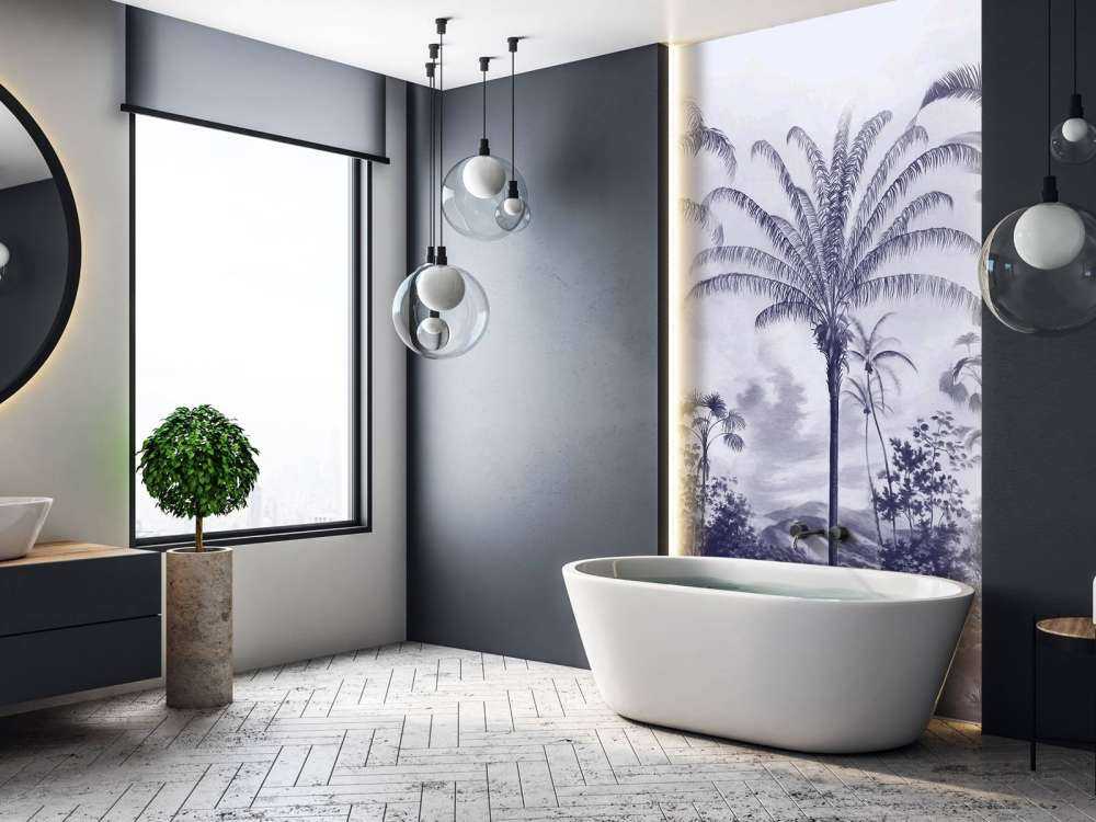 Romantische Tropen Lila