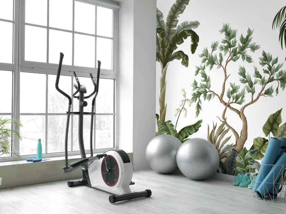 Dschungellandschaft mit Palmen