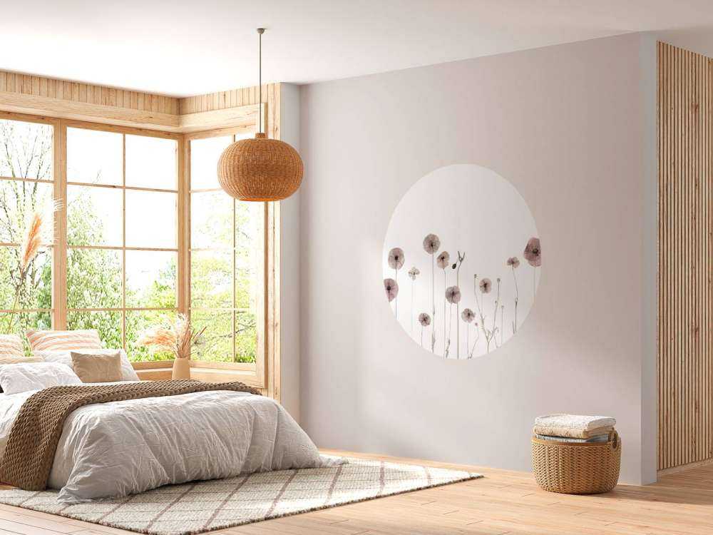 Mohnblumenfeld vintage