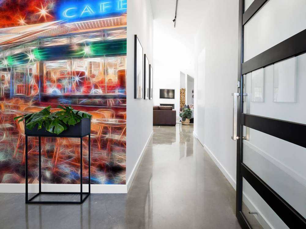 Sidewalk cafe in Paris, France