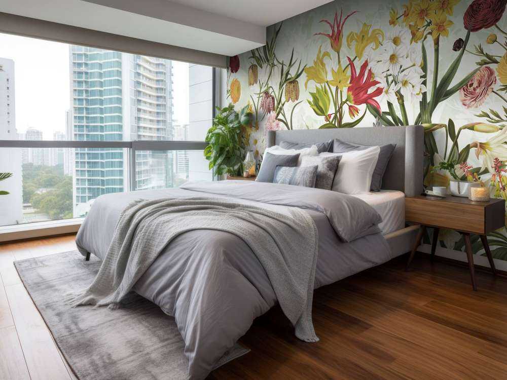 Frühjahrsblumen - Frisches Minzgrün