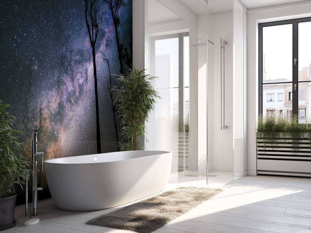 Sterne zwischen den Bäumen