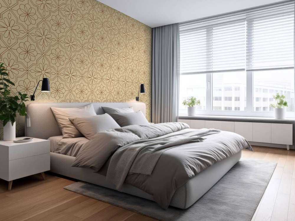 Blumen im Retro Stil