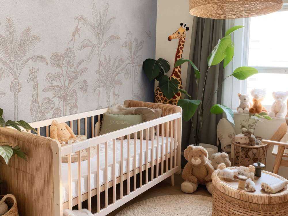 Tropisches Tier Dschungel taupe