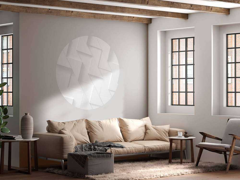 Weiße 3D-Dreiecke