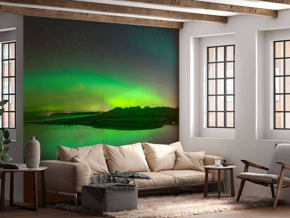 Ein helles Nordlicht