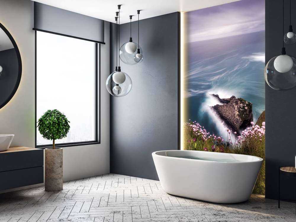 On the edge of the cliff