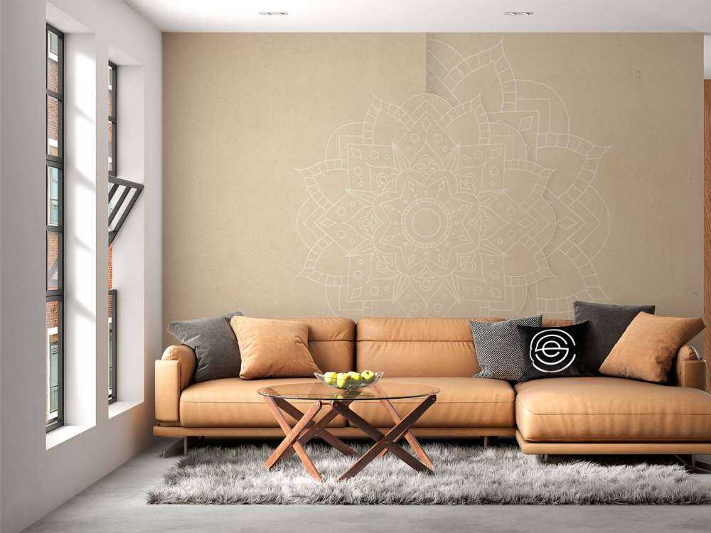 Beige Mandala Atmosphäre