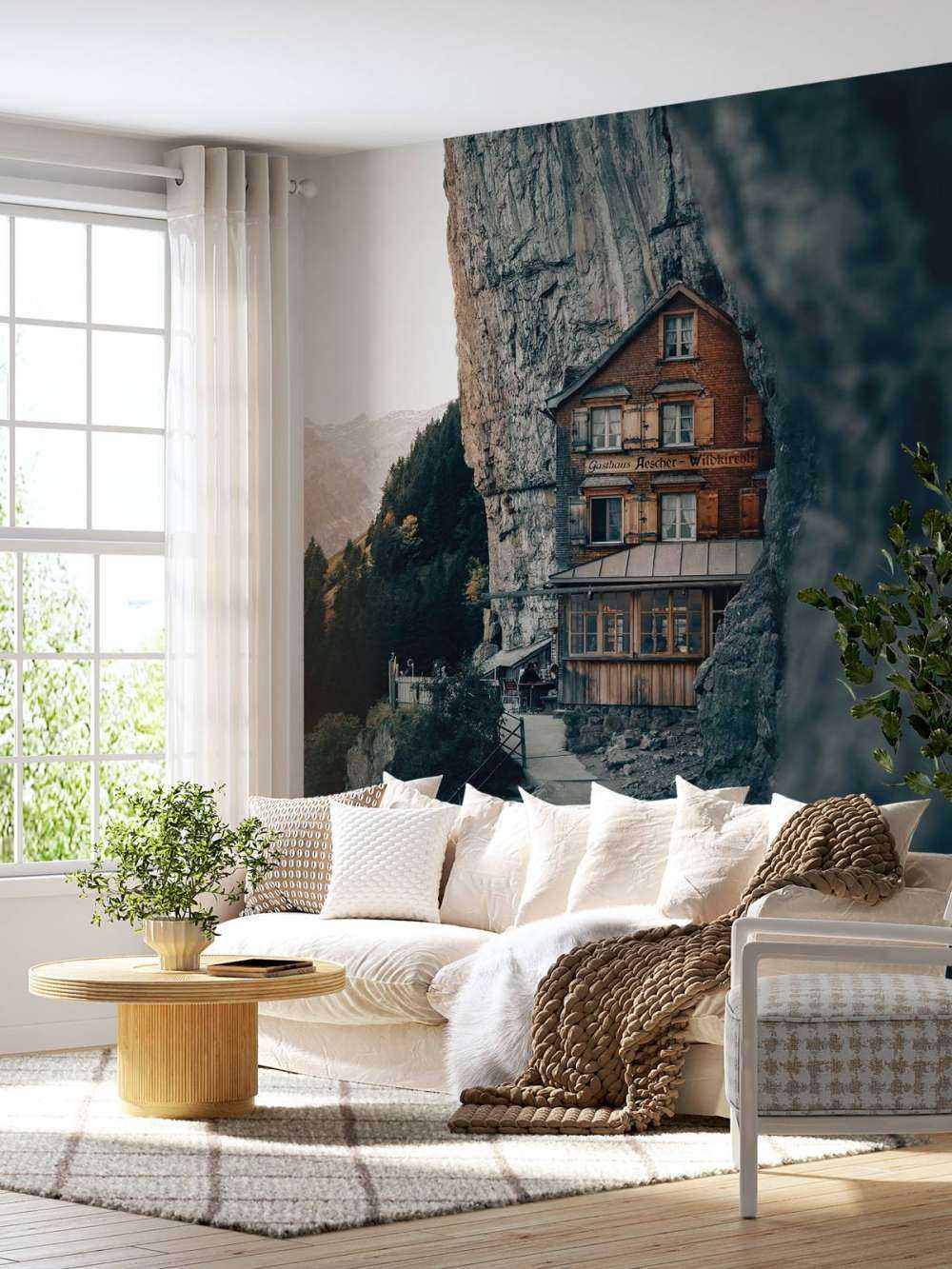 Berghütte in den Alpen