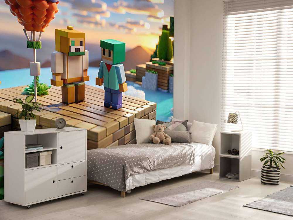 Luftballon im Pixeltal