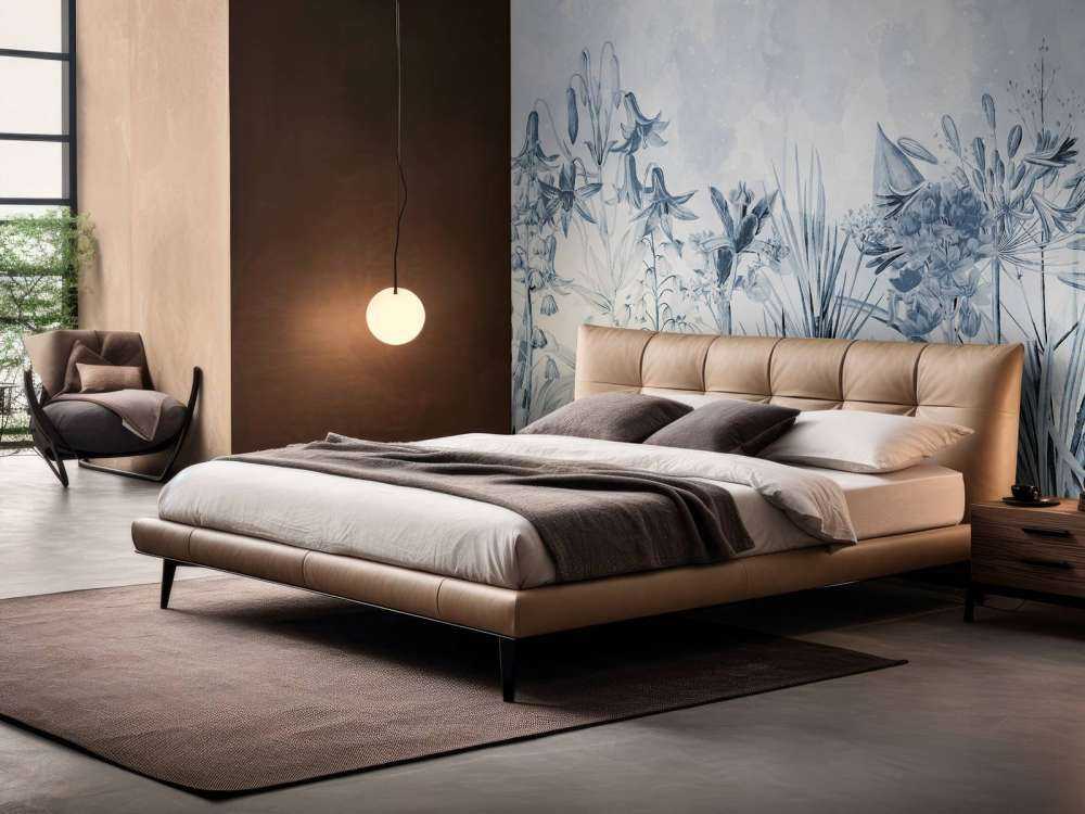 Monochrome florale Eleganz