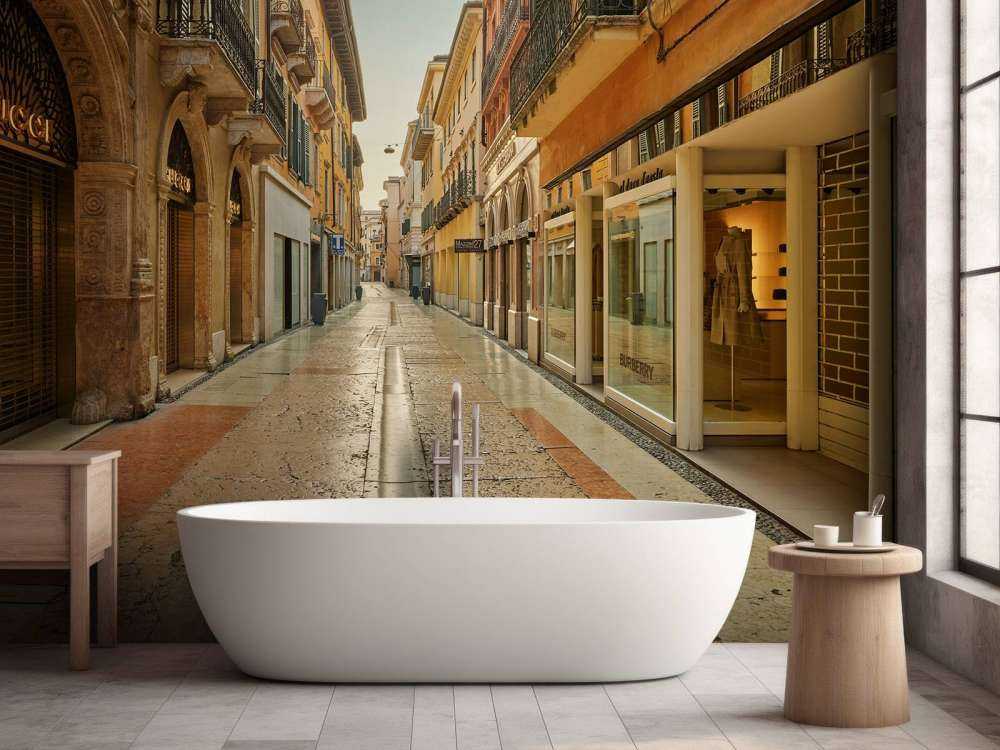 Einkaufsstraße in Italien