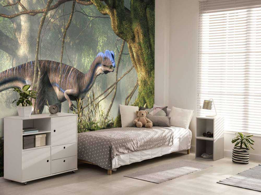Dinosaurier im Wald