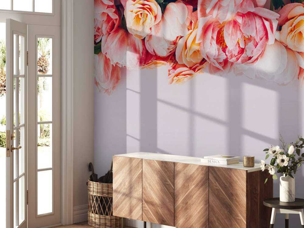 Rosen in verschiedenen Rosatönen