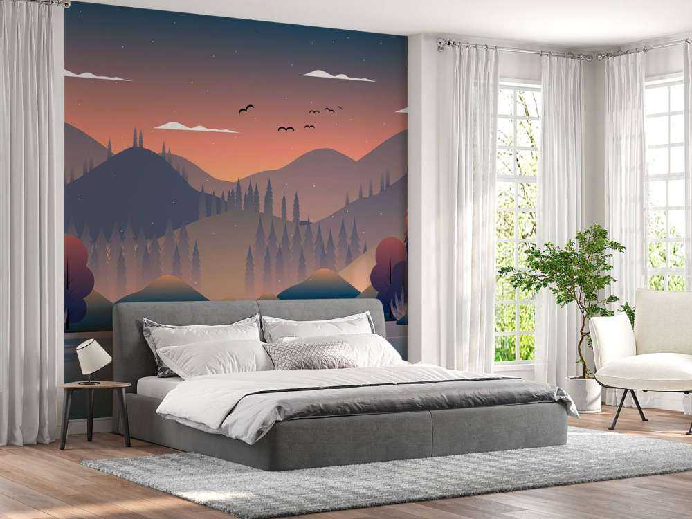 Herbst Wald Illustration